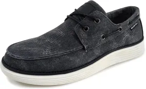 AKADEMIKS Men's Knox Boat Shoe, Casual Slip-On Deck Shoes for Men, Classic Style & Comfortable Fit