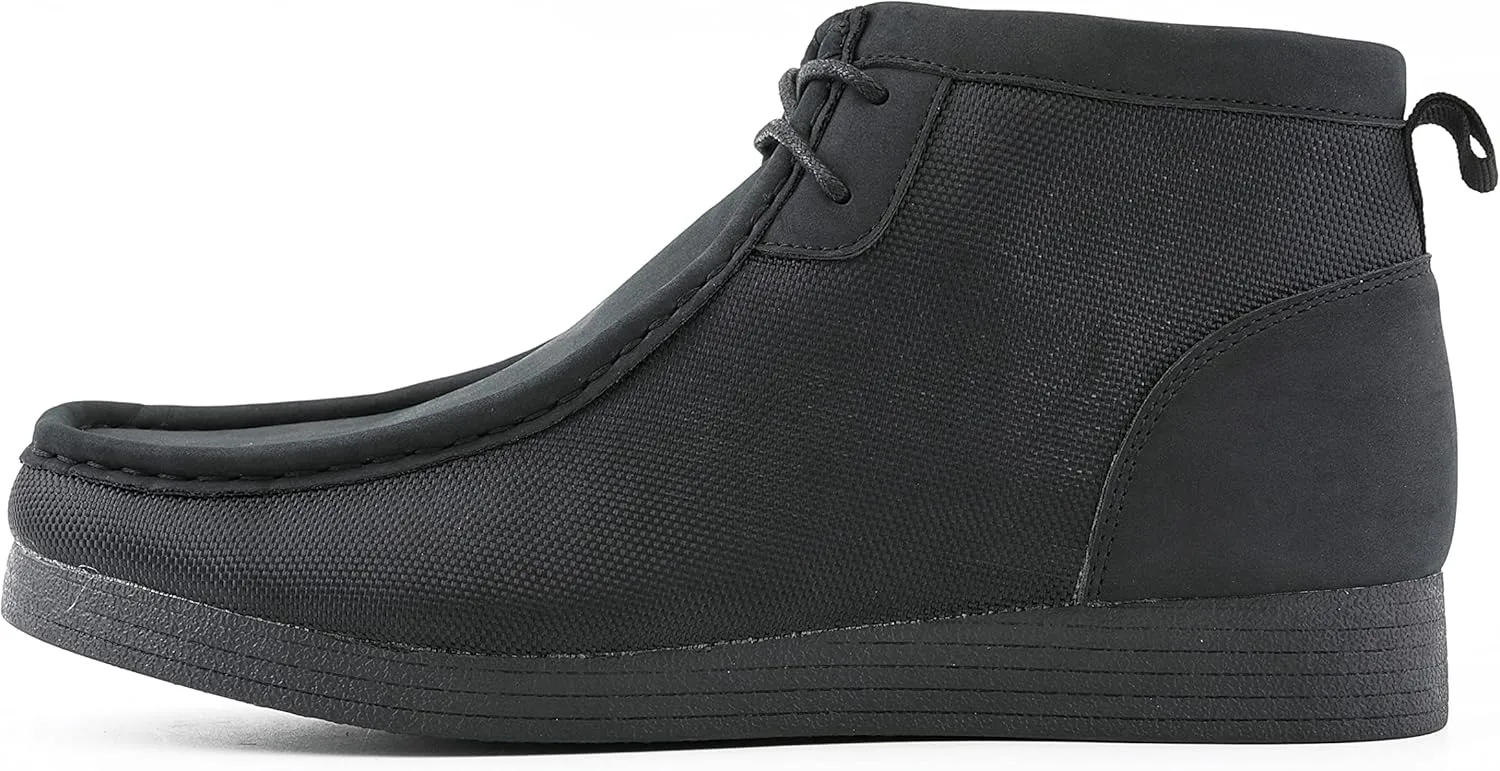 Amali Casual Chukka Boots for Men, High-Top, Lace Up Suede Men's Shoes, Desert Boots with Crepe Rubber Sole