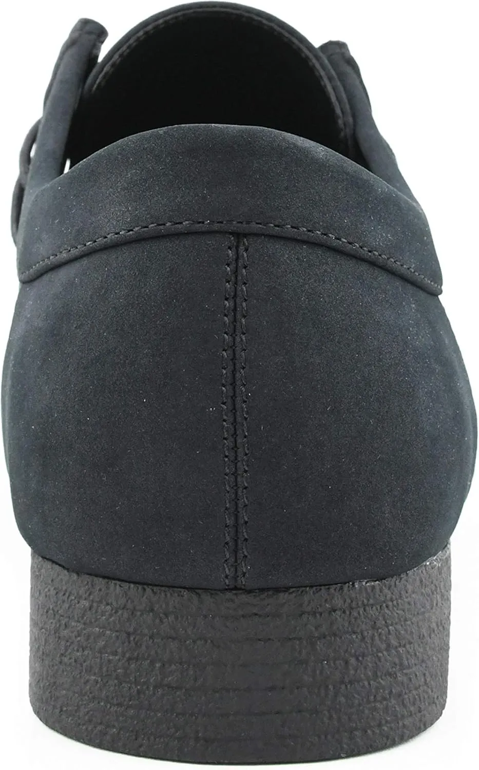 Amali Original Jason2 Low Chukka Boots for Men - Men's Low Top Casual Chukka Boots - Manmade Suede - Lace Up Crepe Rubber Sole - Moc Toe