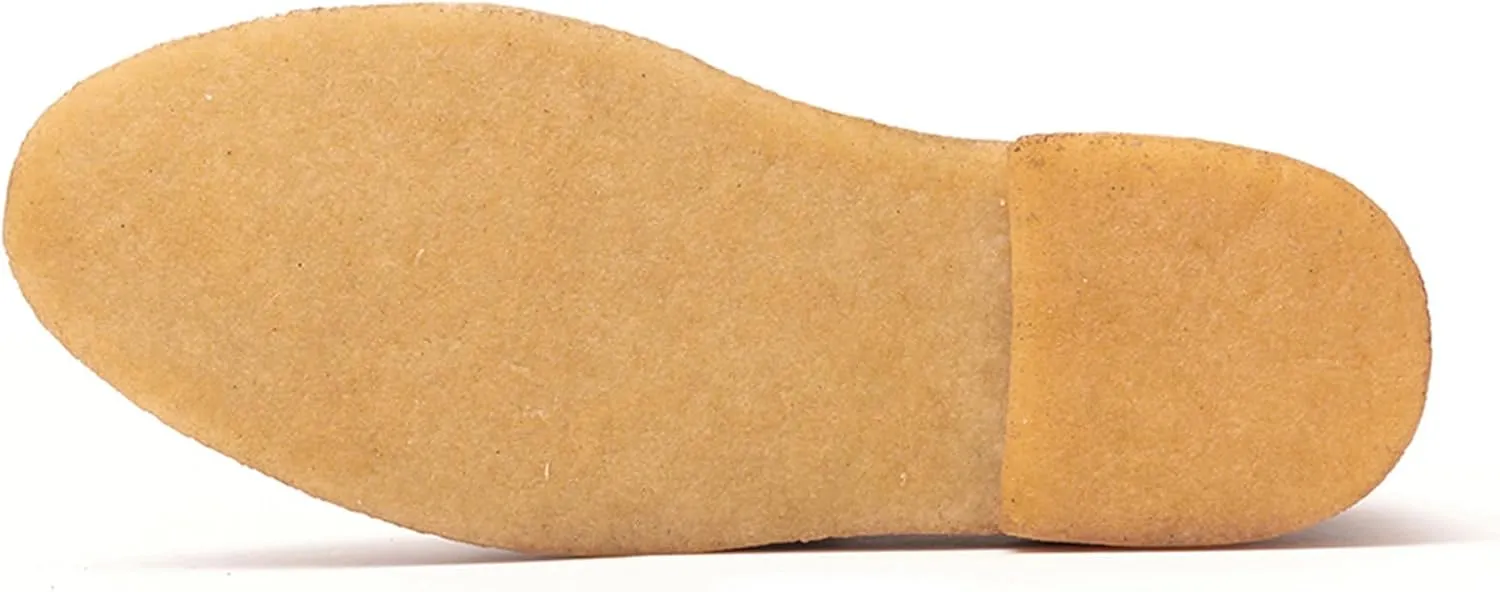 Anthony Veer George Ankle Chukka Boots for Men | Lace-up Mid-Top | Made with Premium Calfskin Suede | Original Crepe Outsole & Removable Leather Cushioned Footbed