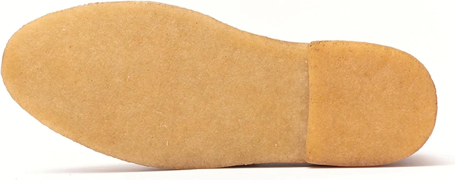 Anthony Veer George Ankle Chukka Boots for Men | Lace-up Mid-Top | Made with Premium Calfskin Suede | Original Crepe Outsole & Removable Leather Cushioned Footbed