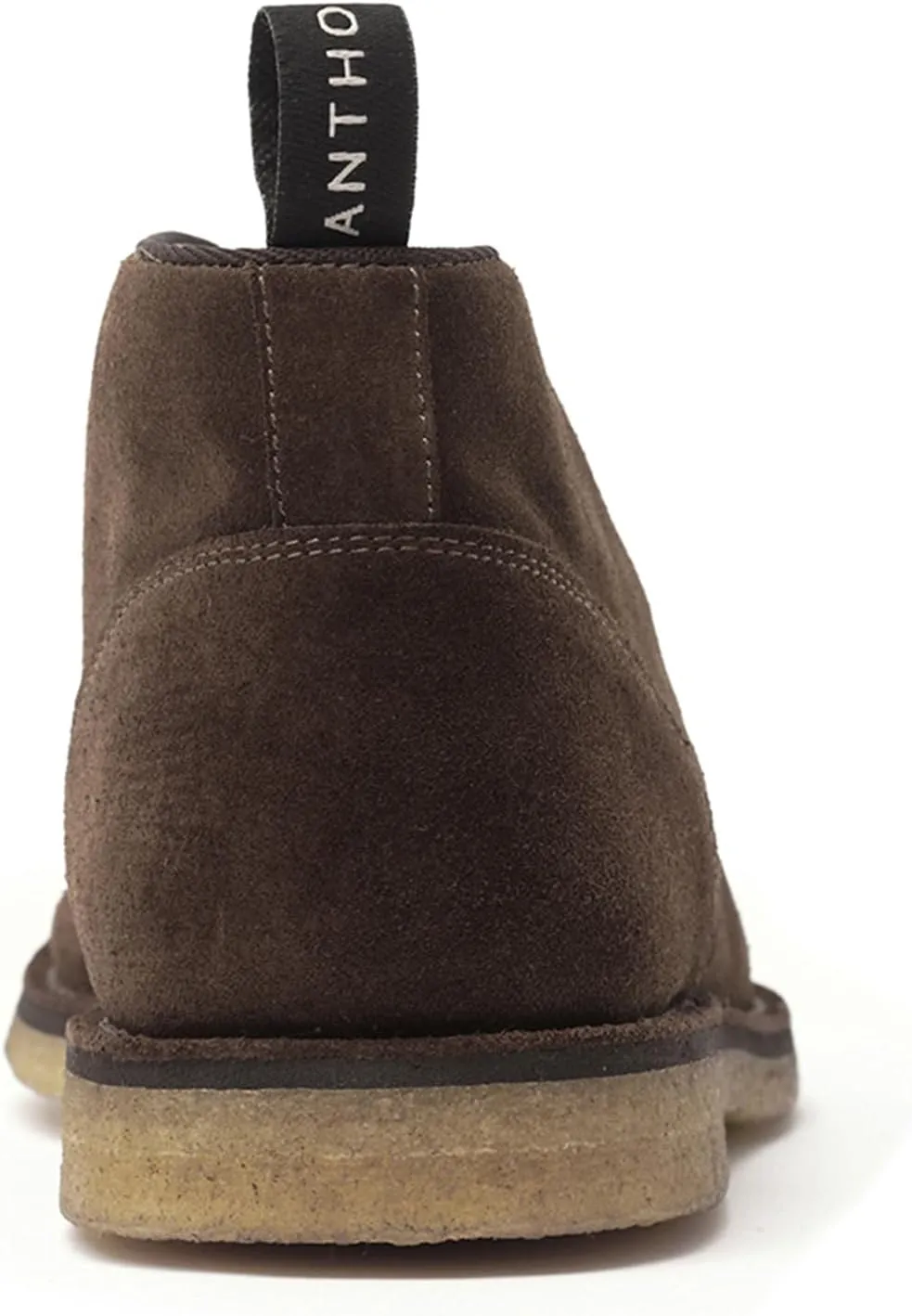 Anthony Veer George Ankle Chukka Boots for Men | Lace-up Mid-Top | Made with Premium Calfskin Suede | Original Crepe Outsole & Removable Leather Cushioned Footbed