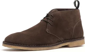 Anthony Veer George Ankle Chukka Boots for Men | Lace-up Mid-Top | Made with Premium Calfskin Suede | Original Crepe Outsole & Removable Leather Cushioned Footbed