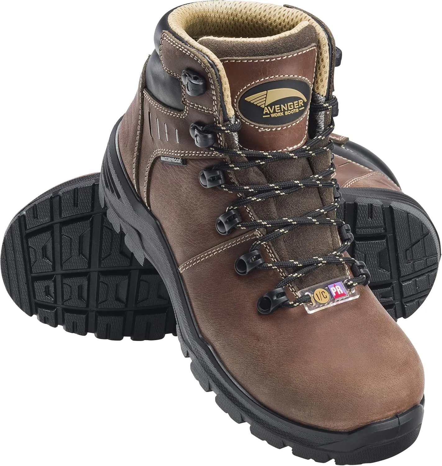Avenger Foundation Women's Carbon Fiber Toe Puncture-Resistant Waterproof Work Boots