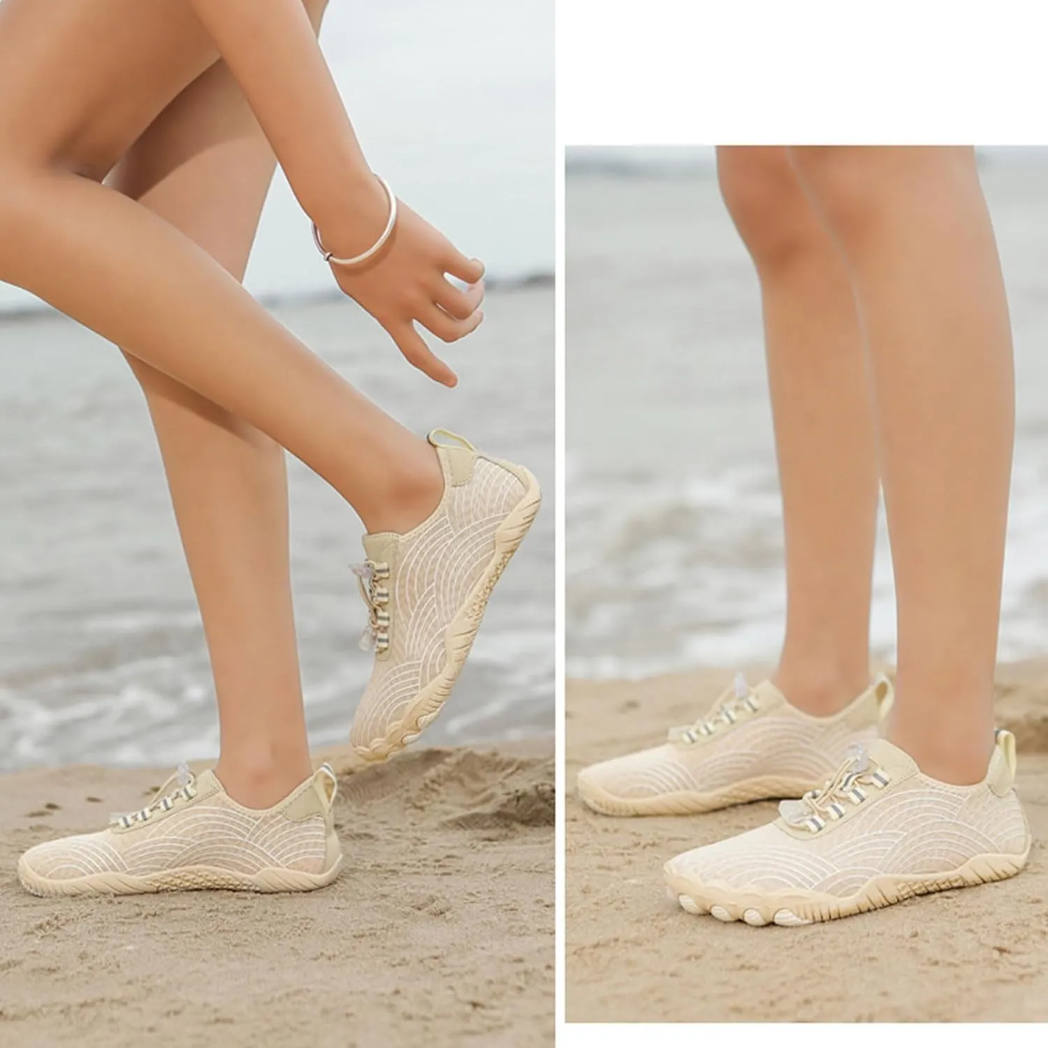Barefoot Shoes Women Walking Comfortable Summer Shoes Hiking Footwear Barefoot Slip On Water Resistant Wide Toe Box Sneakers Grounded Footwear Zero Drop Low Top Sneakers Lightweight Casual Shoe