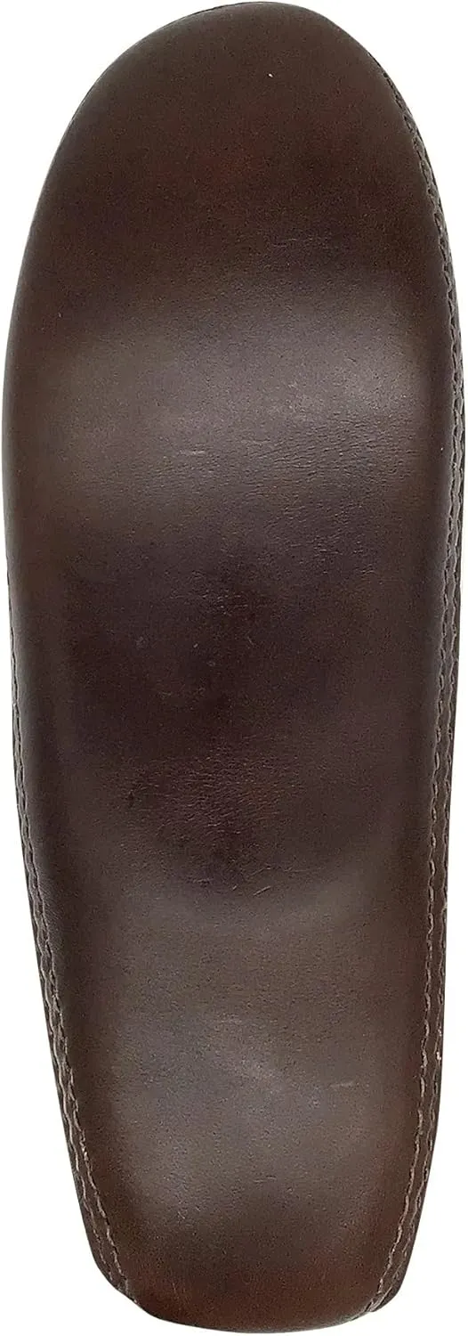 Bastien Industries Women's Moose Hide Leather with Heavy Oil Tan Sole Earthing Moccasins