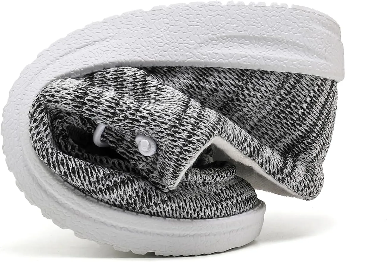 Betrue Kids Boys Girls Breathable Loafers Slip-On Casual Canvas Boat Shoes Lightweight Lace Up Loafers(Little Kid/Big Kid)