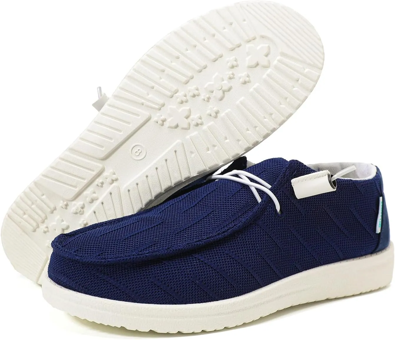 Betrue Women's Lightweight Boat Shoes, Casual Loafers, Slip On Deck Shoes, Breathable Canvas Sneakers