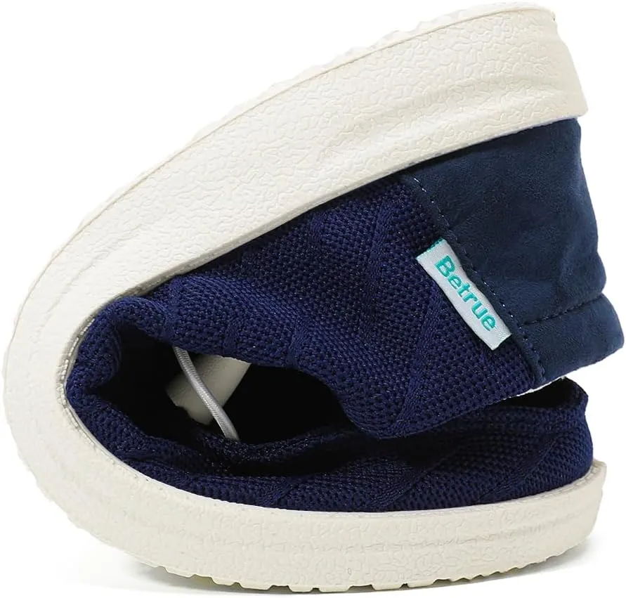 Betrue Women's Lightweight Boat Shoes, Casual Loafers, Slip On Deck Shoes, Breathable Canvas Sneakers