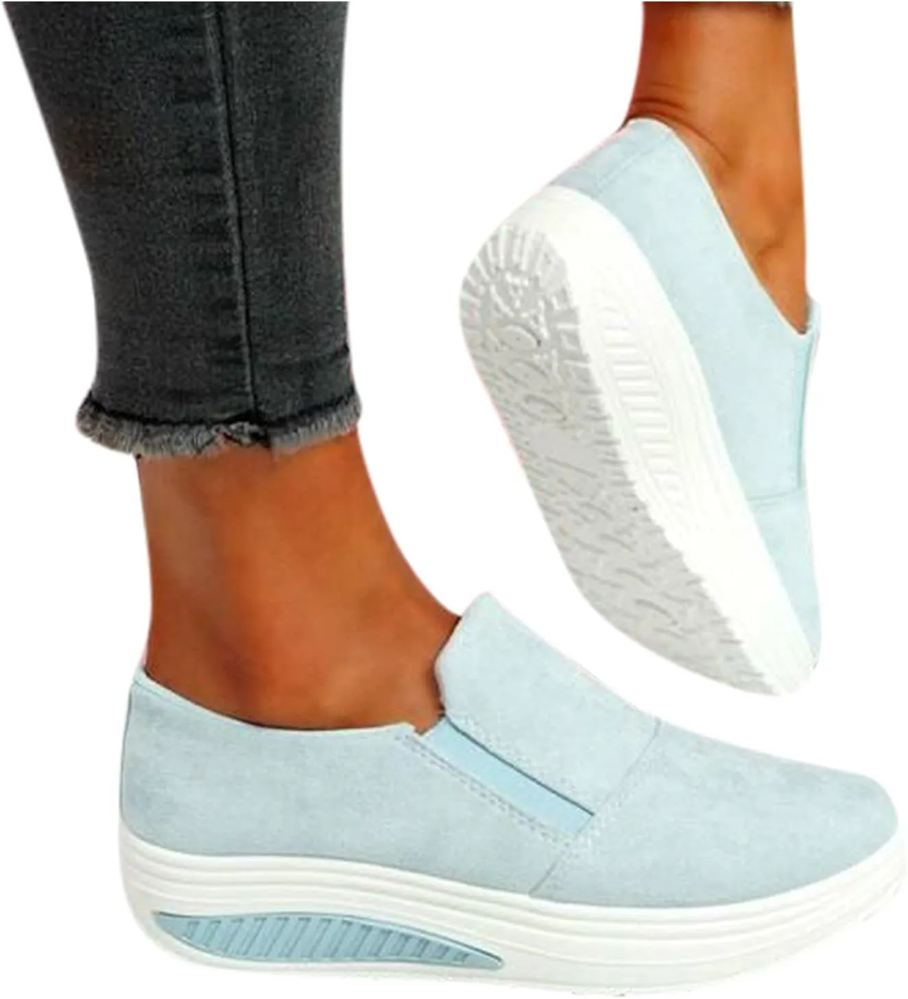 Black Sparkle Sneakers for Women Fashion Zapatos De Mujer para Hacer Ejercicio Shoes for Women Sneakers Trendy White Womens Fashion Sneakers Black Wedge Shoes for Women Slip Resistant