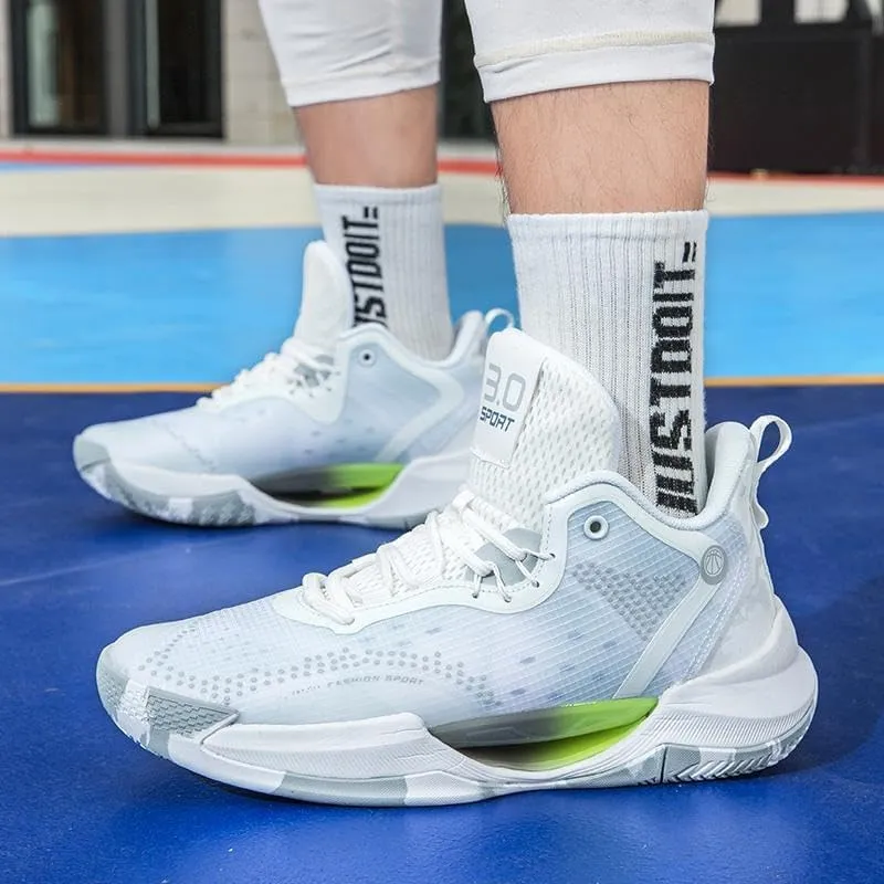 Bow Sole high Bounce Shock Absorption Actual Competition Youth Cool Luminous Sports Shoes