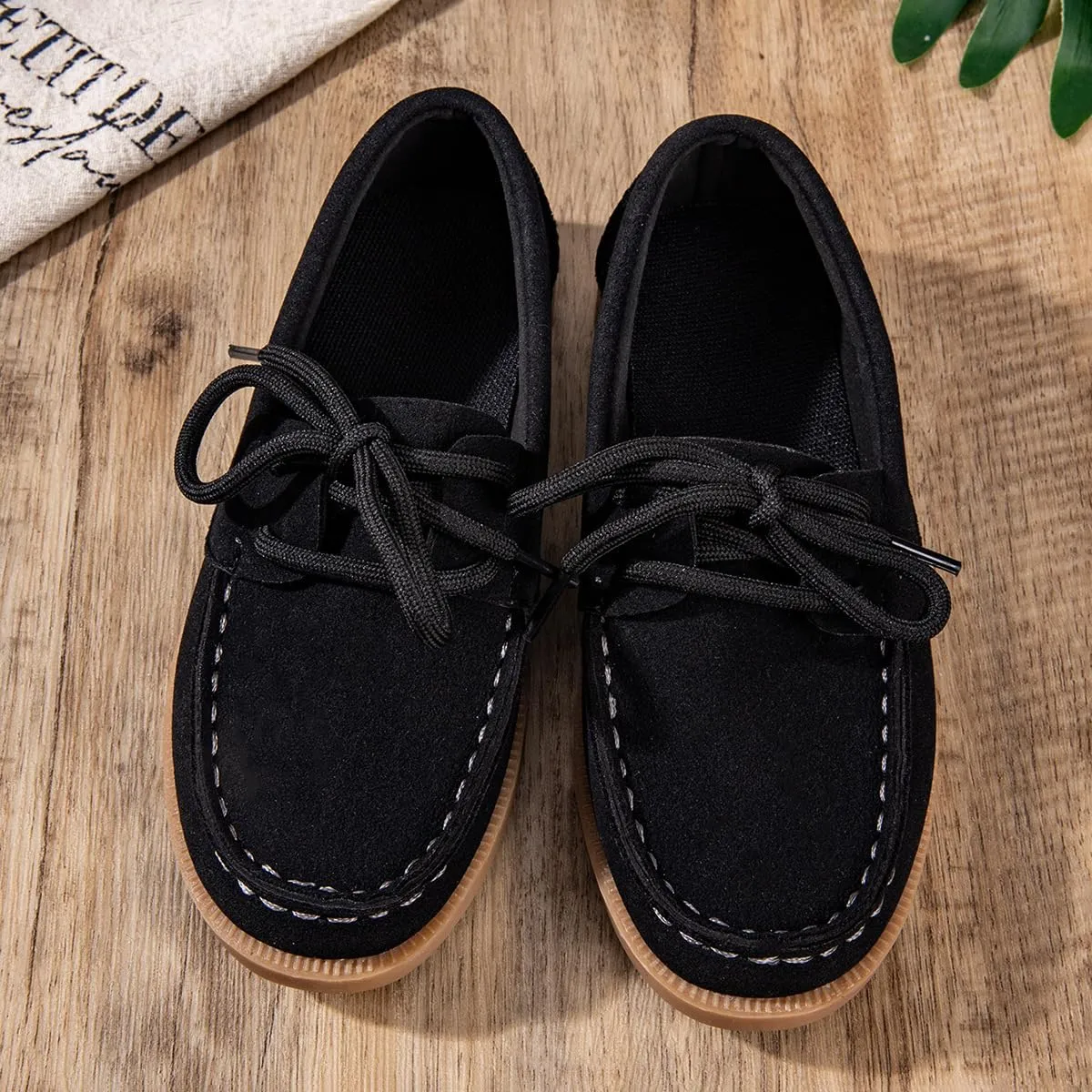 Boys Slip On School Loafers Casual Dress Boat Shoes