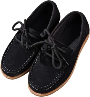 Boys Slip On School Loafers Casual Dress Boat Shoes