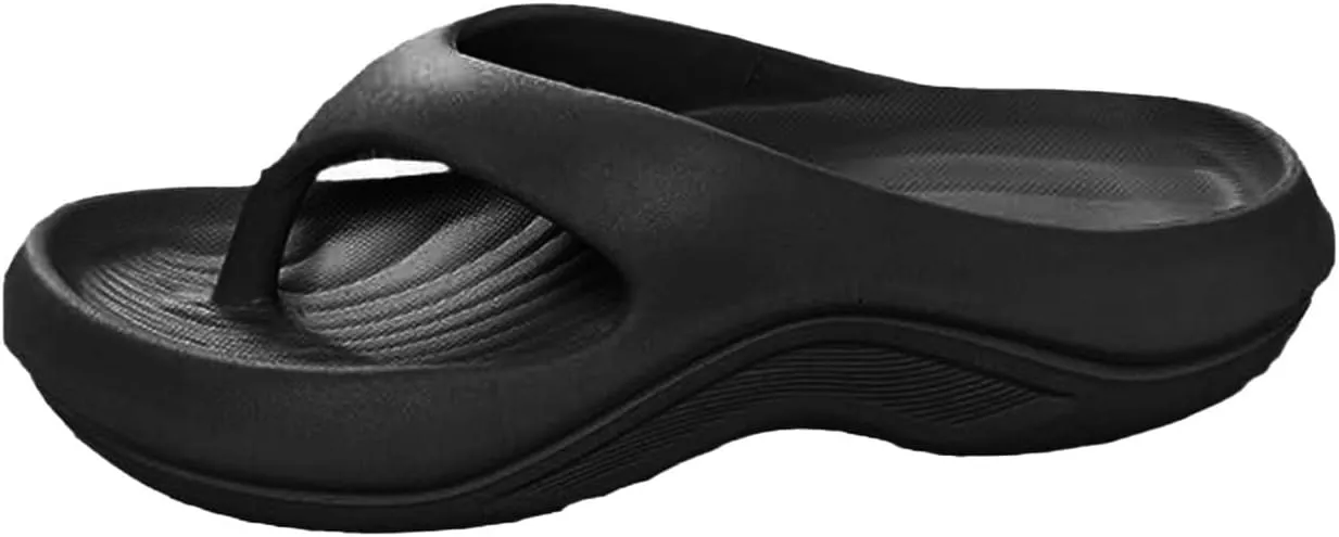 Canbebig Flip Flops for Women Ultra Soft Arch Support Sandals Non-Slip Shower Bathroom Beach Slides Lightweight Summer Beach Shoes Thong Flip Flops