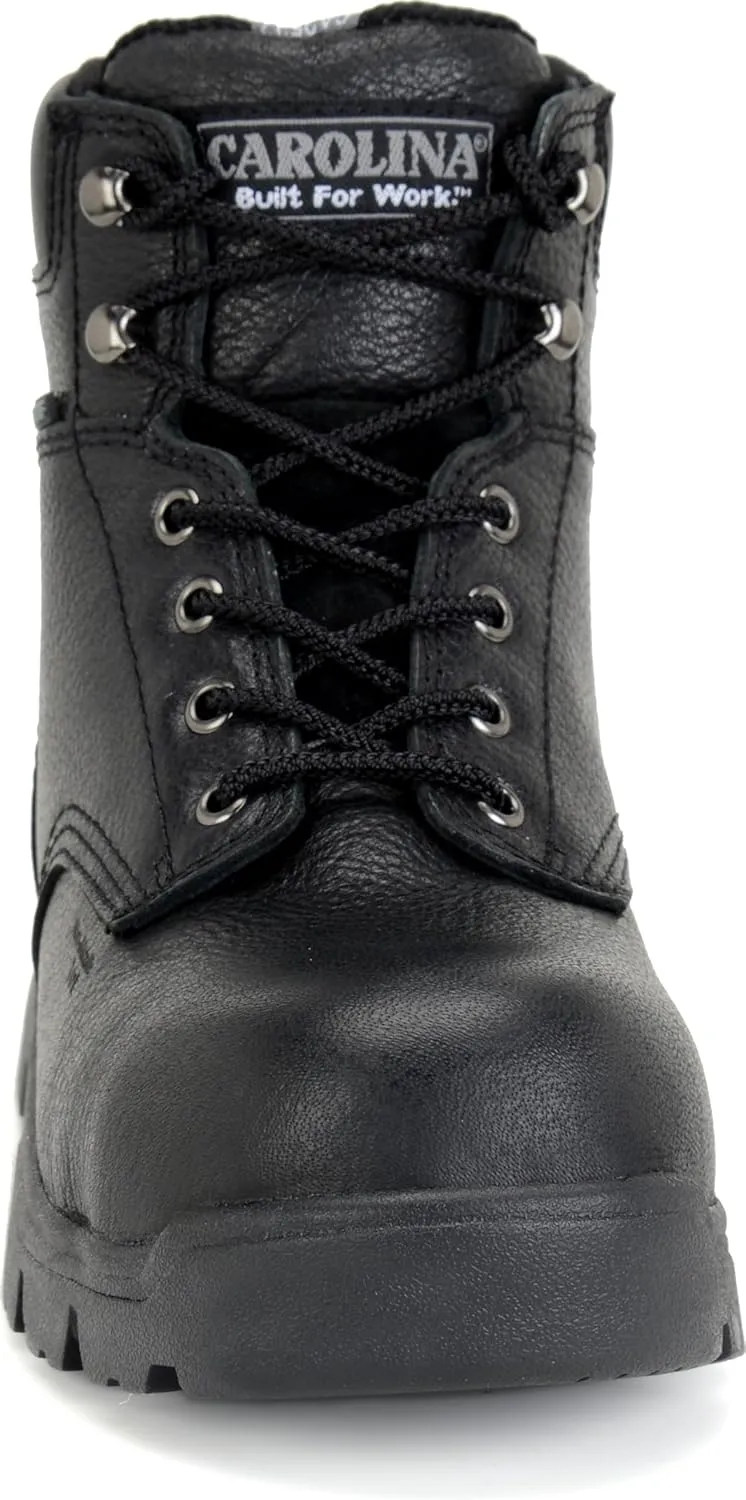 Carolina Circuit 6" Composite Toe Waterproof Work Boots for Men - Leather Upper with EVA Footbed and Oil- & Slip-Resistant Rubber Outsole, EH-Rated