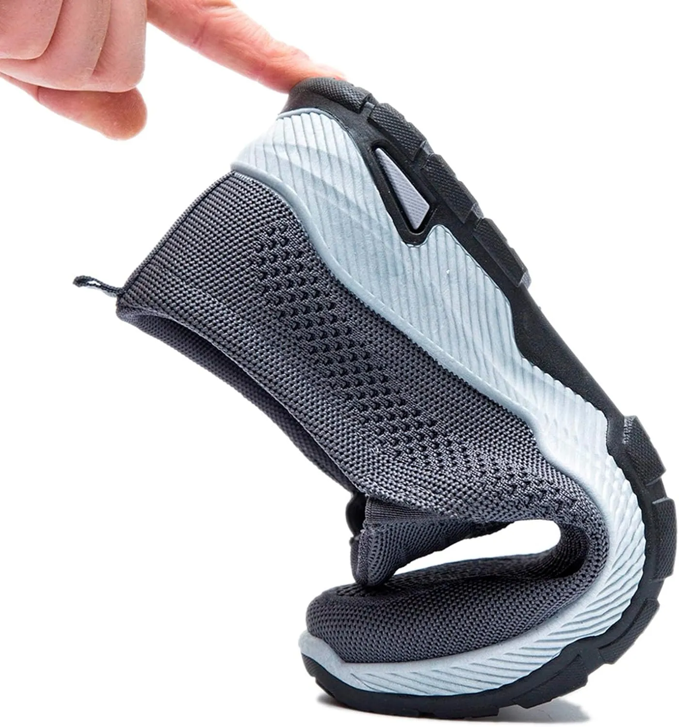 Casual Dress Shoes Men's Fashion Solid Color Mesh Breathable Casual Shoes One Foot Stirrup Non Slip Soft Sole Walking