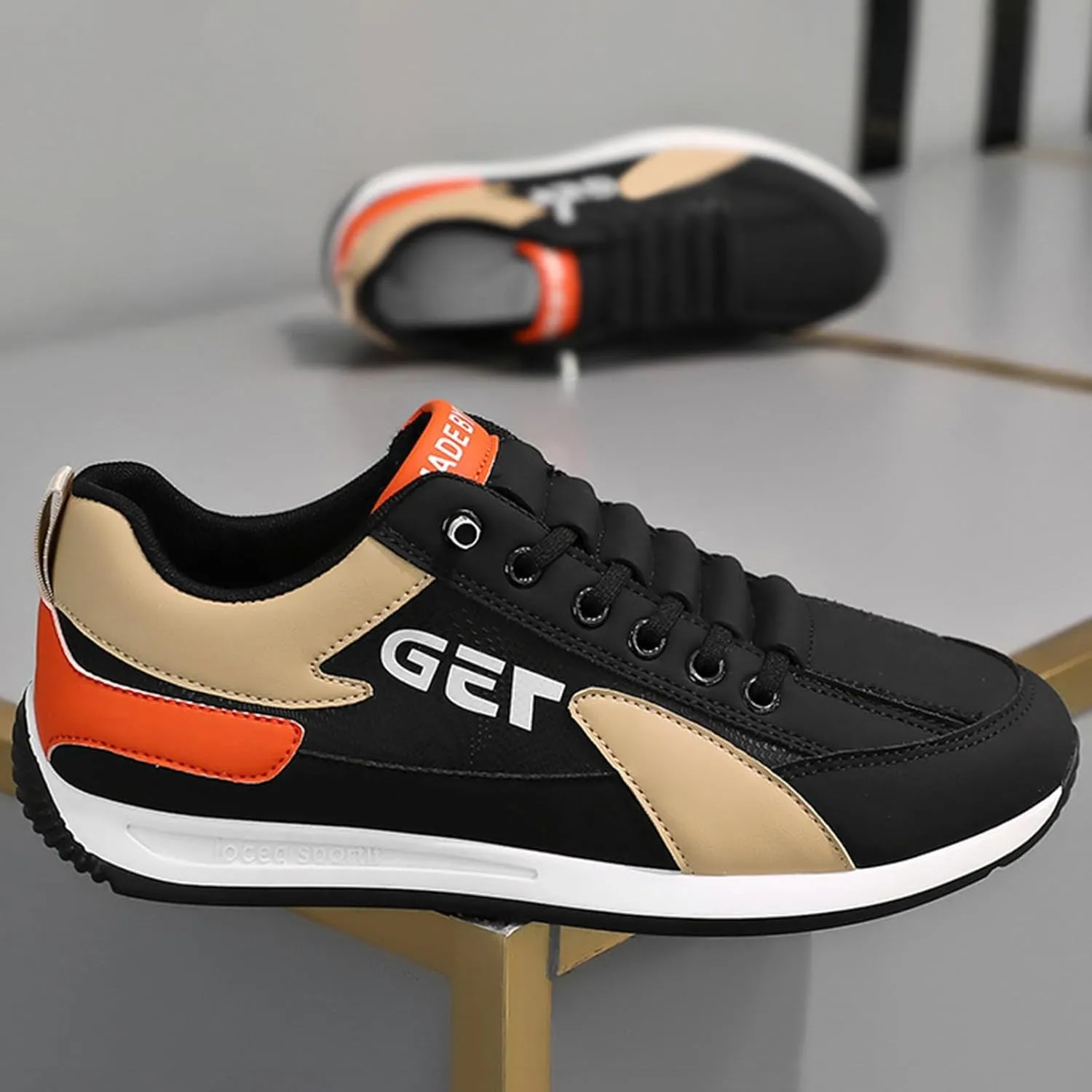 Casual Dress Shoes Sports Shoes Spring New Foreign Trade Men's Lace Up Running Fashion