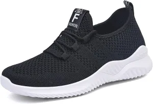 Casual Sneakers for Women Lightweight Breathable Non Slip Mesh Hollow Out Walking Shoes Work Shopping Travel Canvas Shoes Comfortable Sports Workout Gym Sneakers for Running