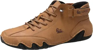 Casual Walking Shoes Boots Spring/Summer Border Popular High Top Men's Shoes Men's Casual Short Boots