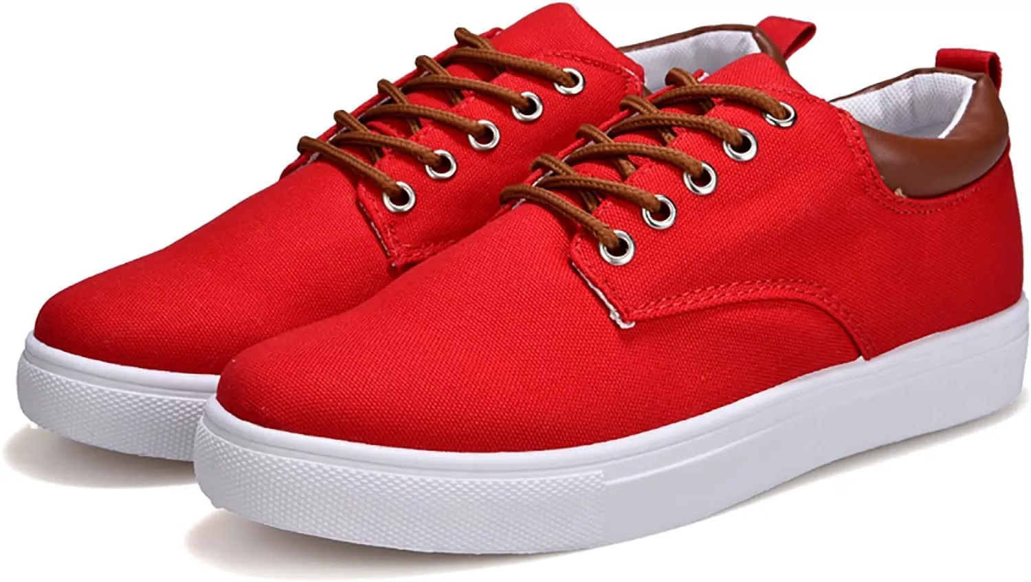 Casual Walking Shoes Men Low Top Canvas Walking Shoes Lace Up Fashion Casual