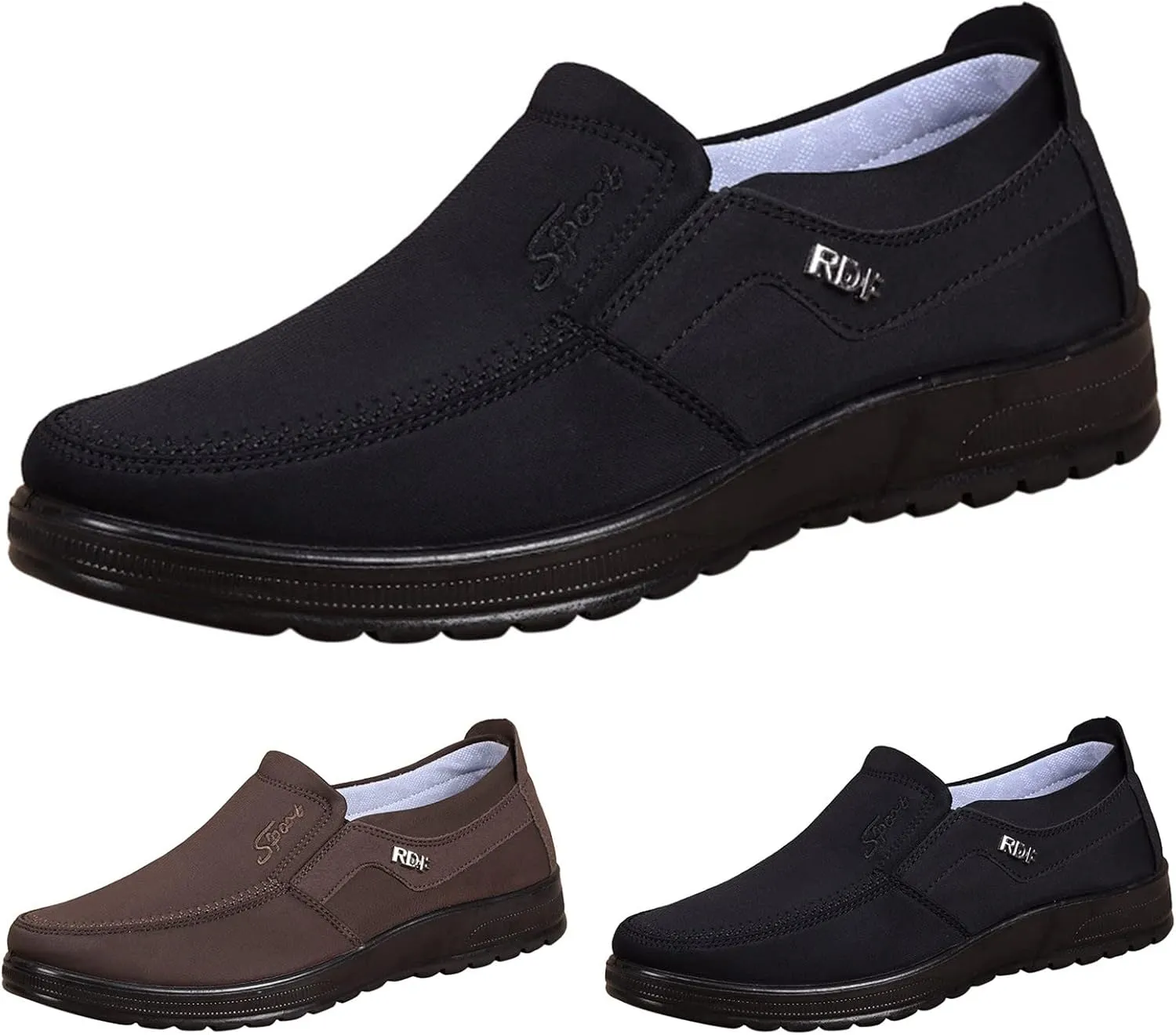 Fashion Sneakers Casual Shoe for Men Fashion All Season Men Casual Shoes Flat Bottoms Non Slip Uppers Solid Color
