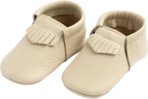 Freshly Picked First Pair City Leather Moccasins - Unisex Baby Shoes, Soft Sole, Crib Shoes
