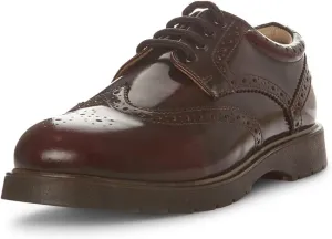Grafters Mens Brogue Shoes Burgundy Size US 9
