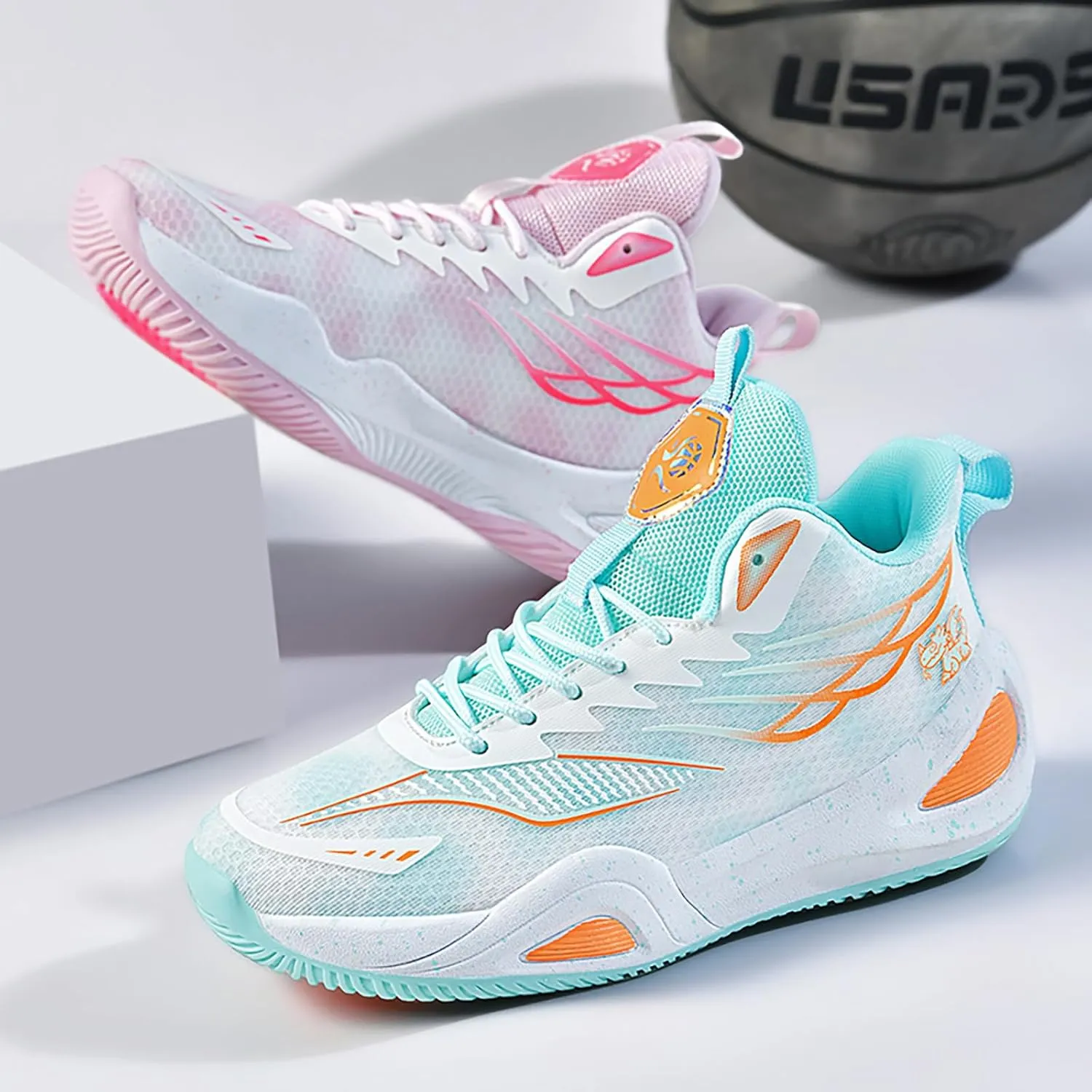 High Top Womens Mens Basketball Shoes Breathable Non Slip Outdoor Sneakers Comfortable Fashion Athletic Training Sport Shoes