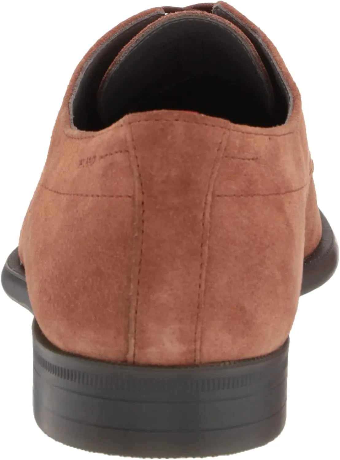 HUGO Men's Smooth Suede Lace Up Derby Dress Shoe Oxford