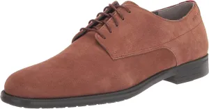 HUGO Men's Smooth Suede Lace Up Derby Dress Shoe Oxford