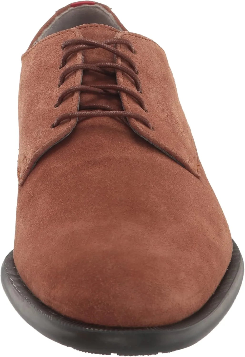 HUGO Men's Smooth Suede Lace Up Derby Dress Shoe Oxford