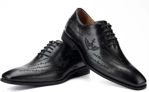 JITAI Mens Oxford Shoes Casual Dress Shoes for Men Lace Up Fashion Shoes