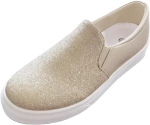 Ladies Rround Toe Elastic Set Foot Flat Bottom Sequins Simple Solid Colour Large Size Rhinestone Wedge Sandals Women