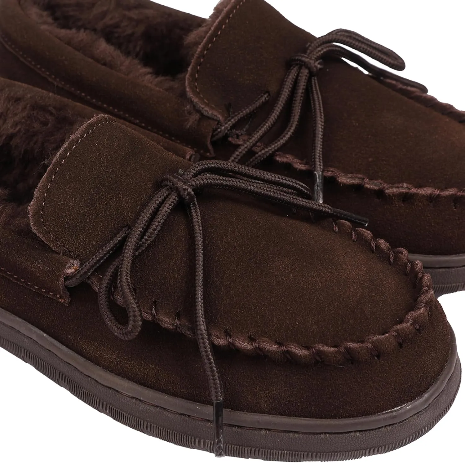 Lamo Women's Lana Moccasins Women - Premium Suede Upper, Luxurious Faux Fur Lining, Ortholite Foam Footbed with Australian Sheepskin, TPR Outsole - New Upgraded Women's Moc
