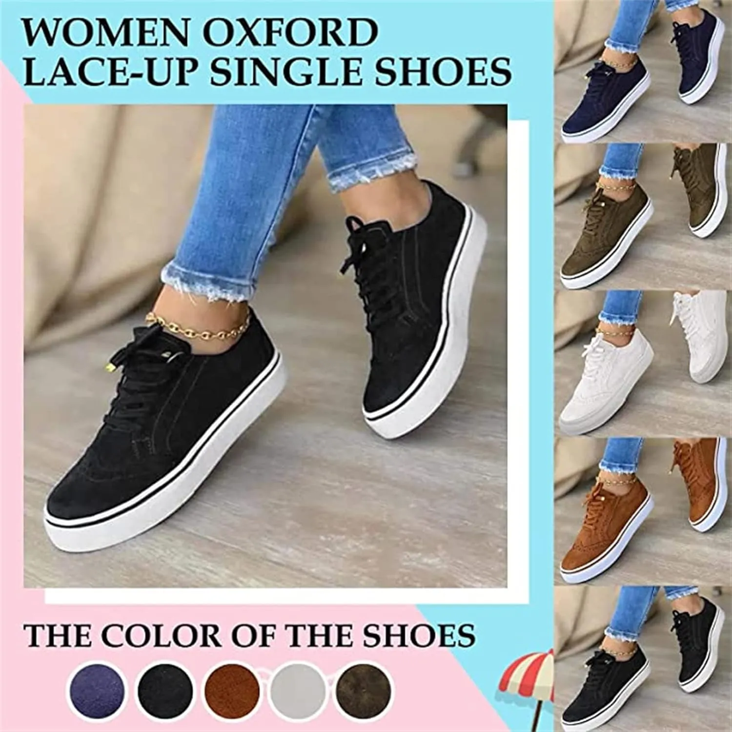 Lausiuoe Shoes for Women Sneakers Slip On Fashion Canvas Shoes Lightweight Non-Slip Casual Comfortable Walking Flat Loafers