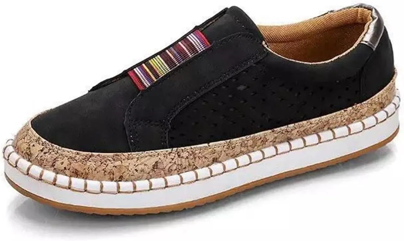Lausiuoe Sneakers For Women Trendy 2024 Canvas Shoes Low Top Fashion Comfortable Classic Casual Soft Walking Flat Loafers