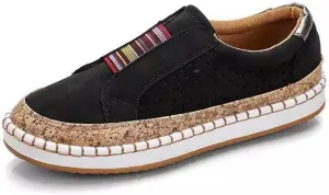 Lausiuoe Sneakers For Women Trendy 2024 Canvas Shoes Low Top Fashion Comfortable Classic Casual Soft Walking Flat Loafers