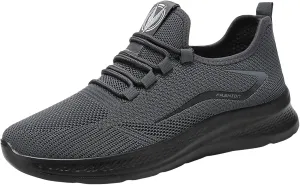 Lightweight Arch Support Sneakers for Men Lace Up Comfortable Light-Weight Shoe Arch Support Plantar Fasciitis