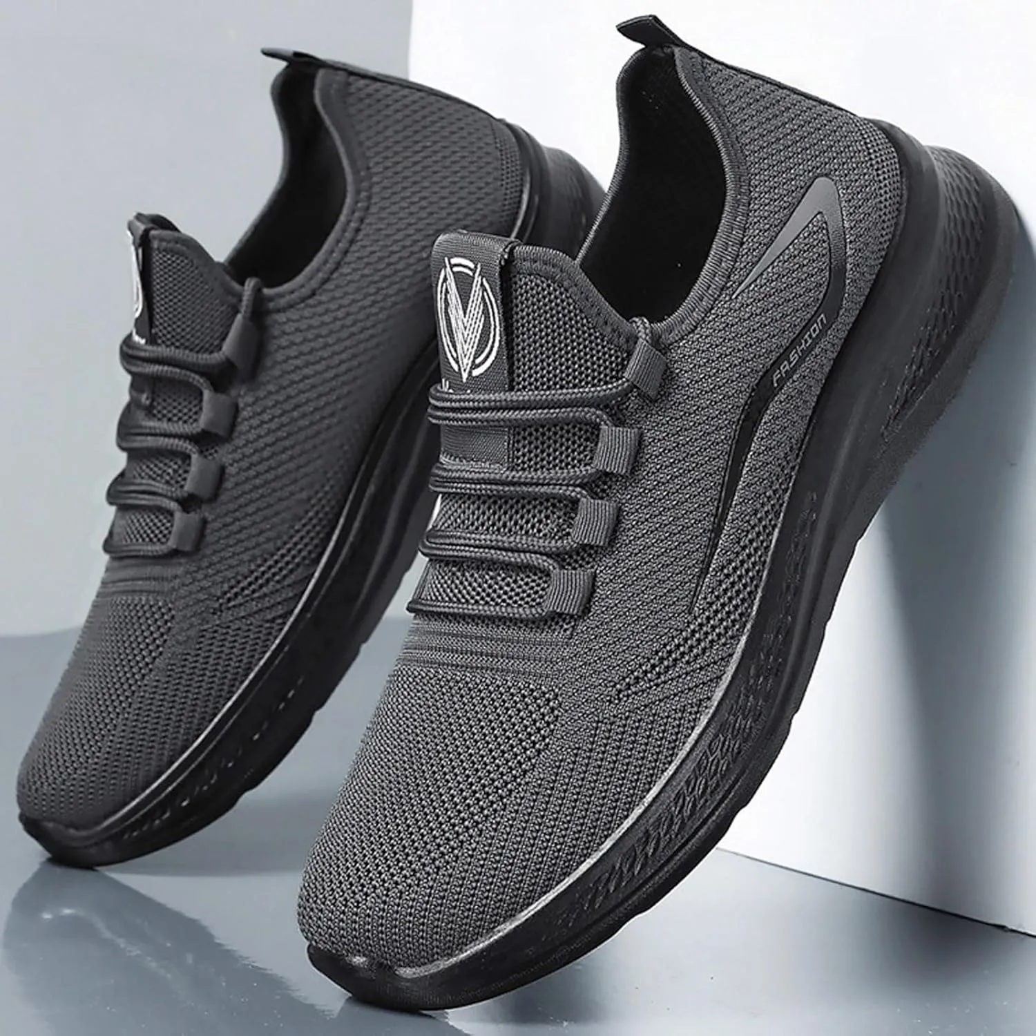 Lightweight Arch Support Sneakers for Men Lace Up Comfortable Light-Weight Shoe Arch Support Plantar Fasciitis
