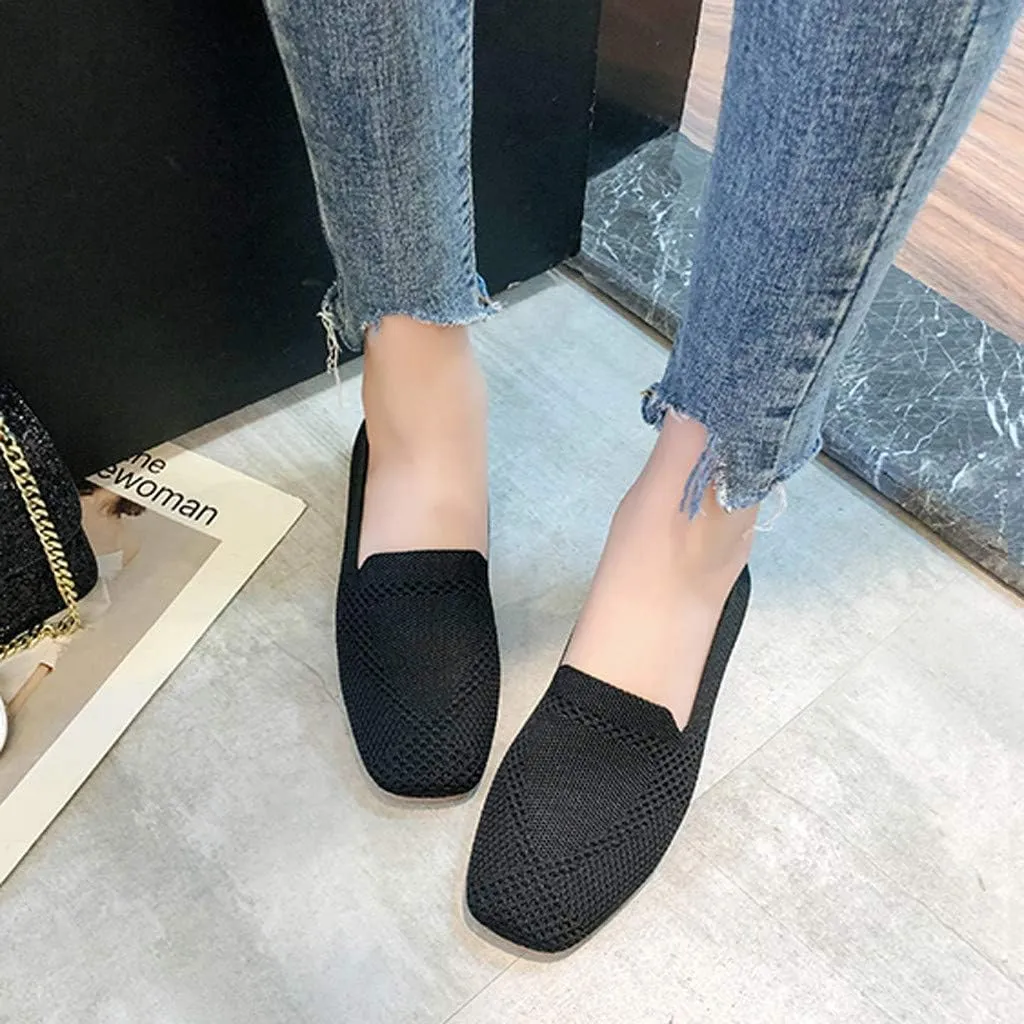 Loafer Women's Slip on Cute Loafer Slip on Ballet Flat Women's Comfort Penny Loafers with Arch Support