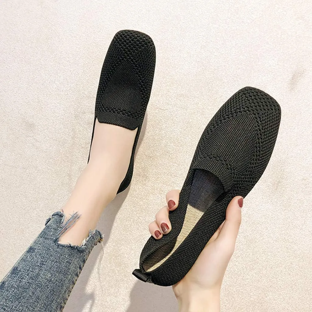Loafer Women's Slip on Cute Loafer Slip on Ballet Flat Women's Comfort Penny Loafers with Arch Support