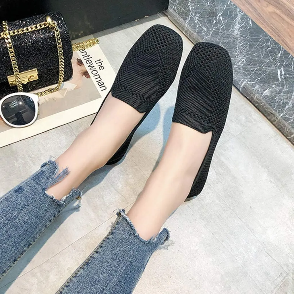 Loafer Women's Slip on Cute Loafer Slip on Ballet Flat Women's Comfort Penny Loafers with Arch Support
