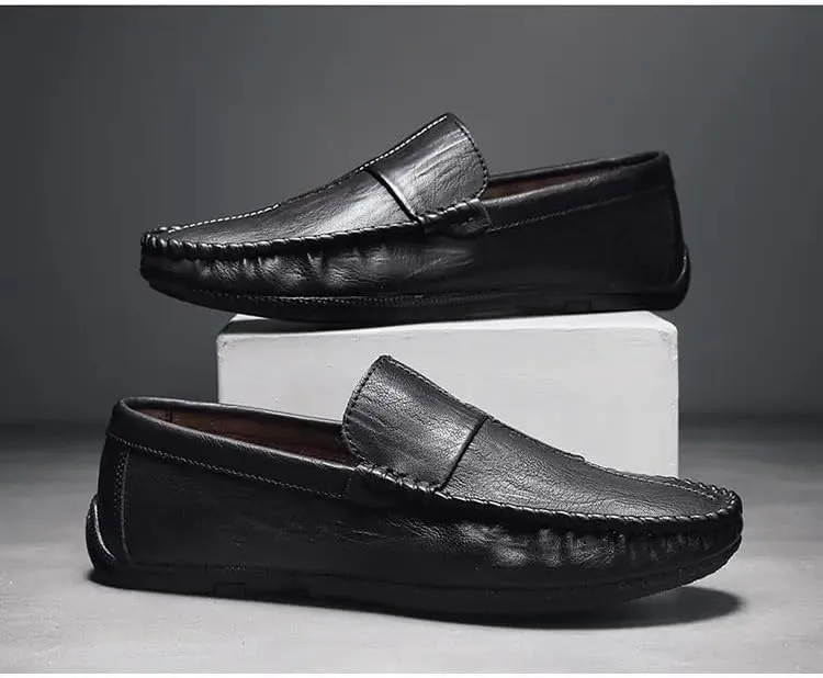 Luxury Business Dress Oxford Men Leather Shoes Spring Autumn Loafers Breathable Office Wedding Shoes for Man