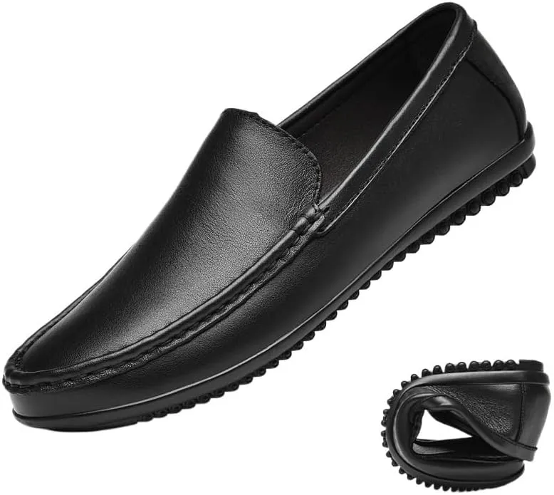 Man Genuin Leather Shoe Driving Slip On Elegant Shoes for Men Footwear Mocassin Man Wedding Shoes Men Loafers Dress Shoe