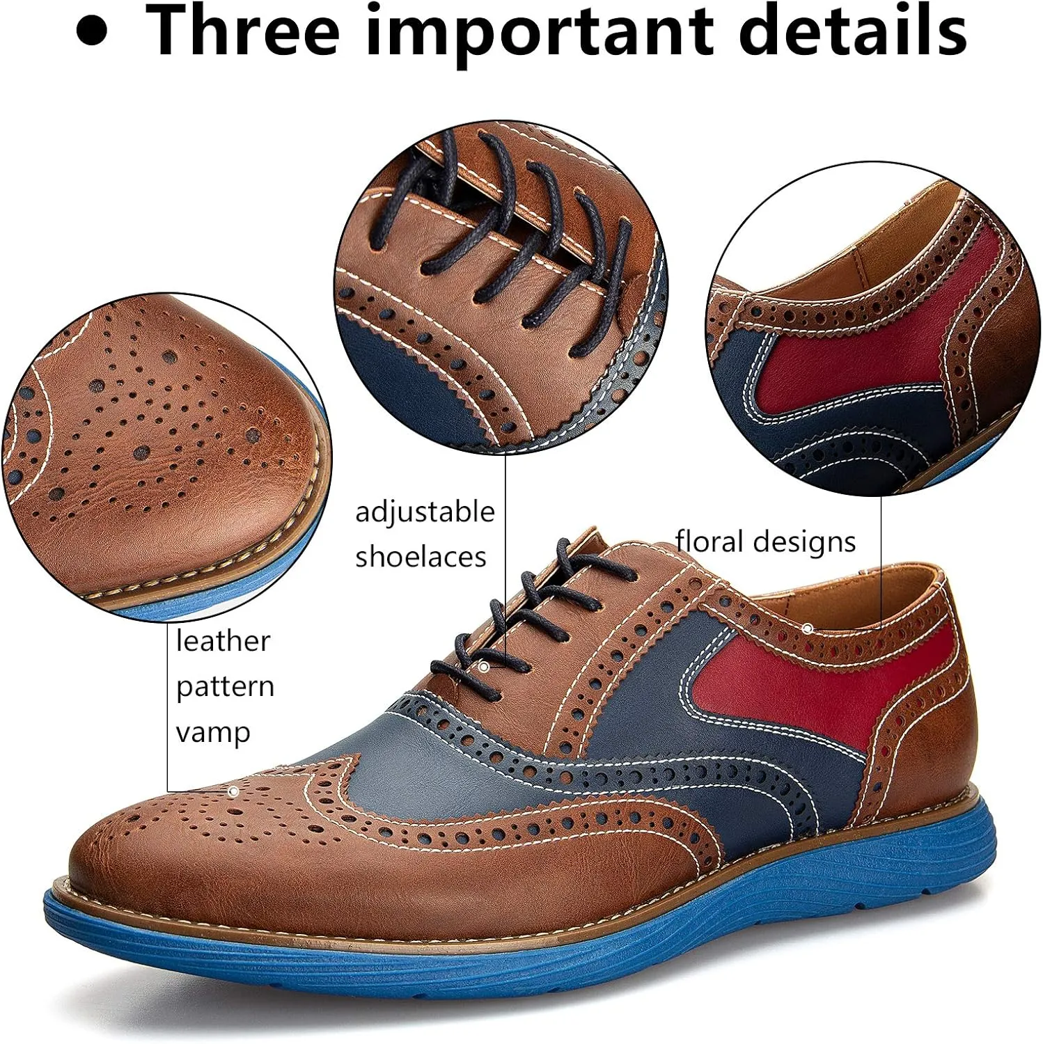 Meijiana Men's Oxford Shoes Casual Shoes for Men Casual Dress Shoes for Men