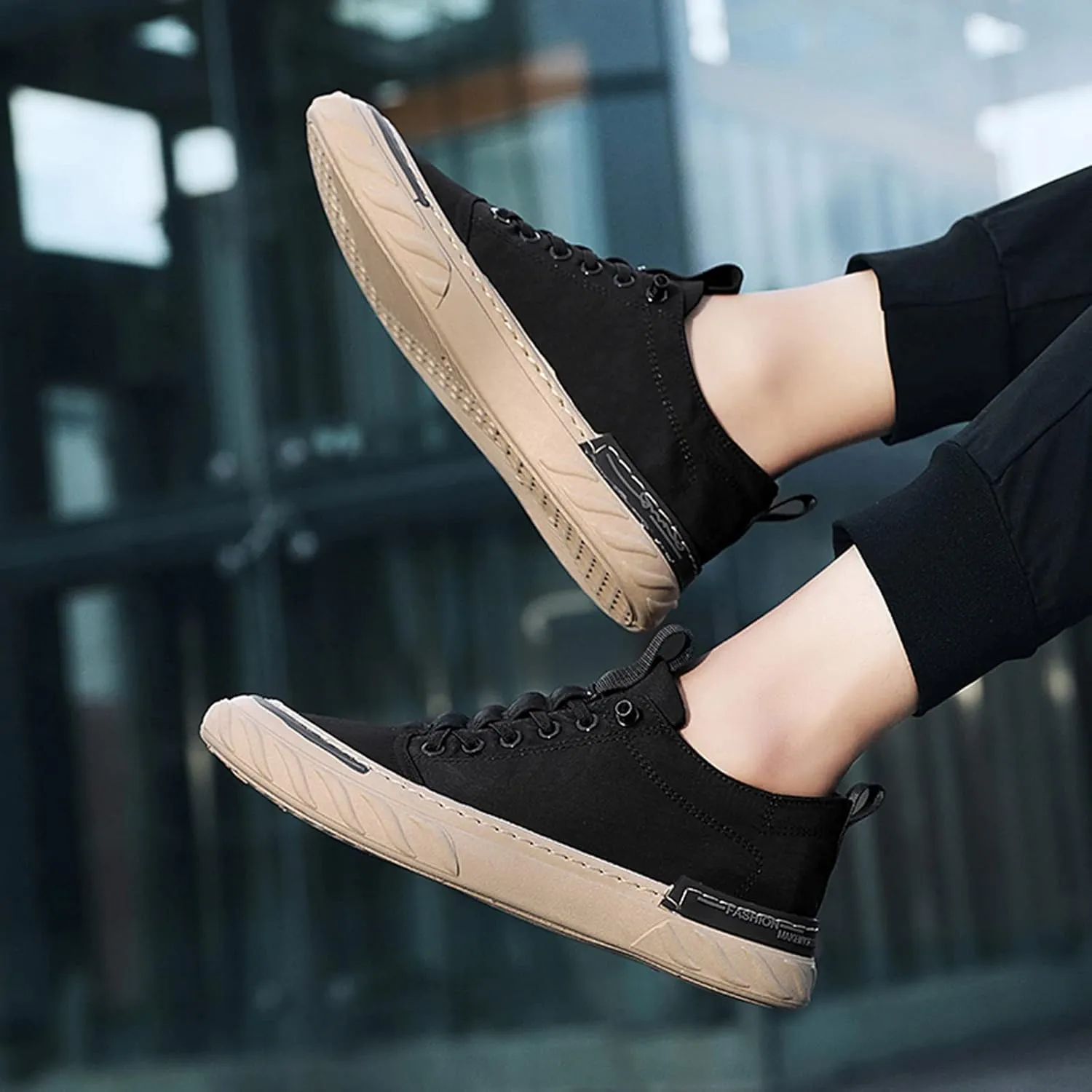 Men Low Top Breathable Casual Sport Shoes Mens Wide Comfortable Dress Shoes Sneaker