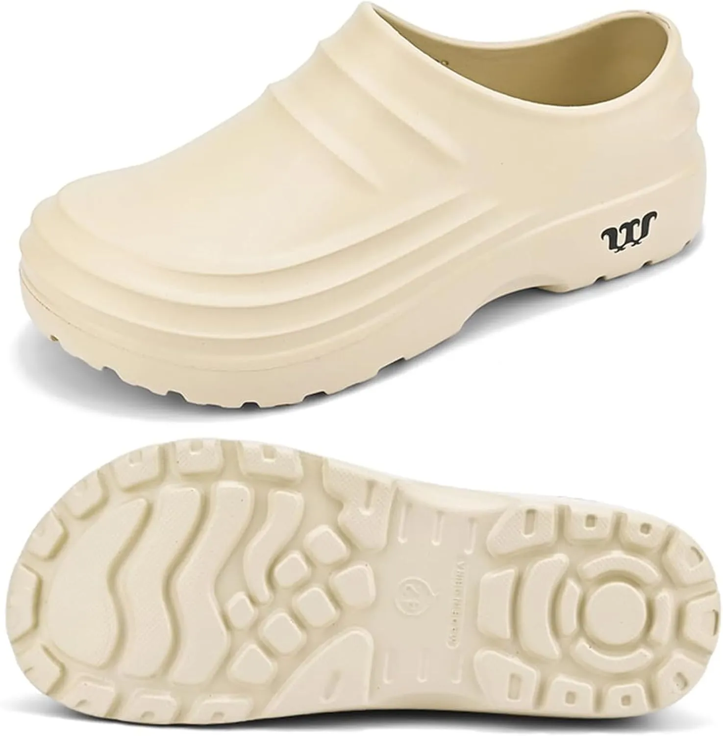 Men's and Women's Slip-Resistant Work Shoes Clogs Comfortable Nursing Nurse Shoes for Gardener Kitchen Office Seaside Indoor and Outdoor Slip Resistant, Lightweight Armadillo Clogs
