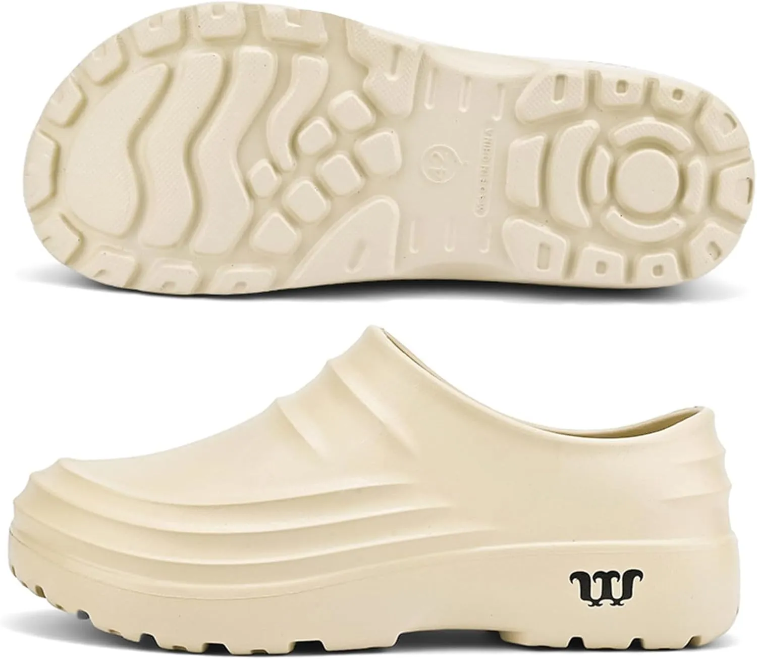 Men's and Women's Slip-Resistant Work Shoes Clogs Comfortable Nursing Nurse Shoes for Gardener Kitchen Office Seaside Indoor and Outdoor Slip Resistant, Lightweight Armadillo Clogs