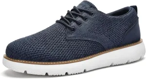 Men's Breathable Mesh Comfortable Business Casual Shoes with Sneakers Design for Long Standing, Office Work, Formal Occasions & Walking