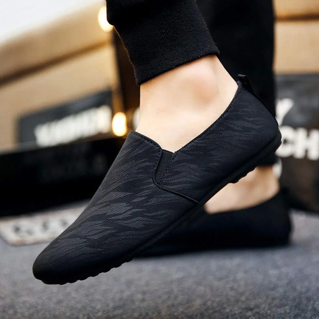 Men's Casual Dress Sneakers England Men's Fashion Shoes Summer Casual Retro Shoes Lazy